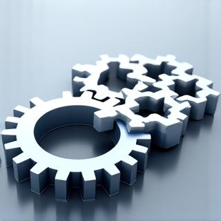 Gears turning in unison, symbolizing smooth implementation.